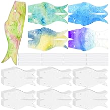 Remagr 48 Pcs Japanese Carp Wind Sock Activity Kit Fish Windsock Koinobori Fishing Paper Kites Koi Japanese Carp Streamer Fish Flags for Outdoors Home Yard Garden Hanging Decorations