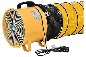 Global Industrial 16" Portable Ventilation Fan with 32' Flexible Ducting