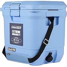 Coleman Pro Heavy-Duty 25qt Ultra-Light Premium Hard Cooler, Extra-Thick Insulation Keeps Ice up to 3 Days, 36-Can Capacity