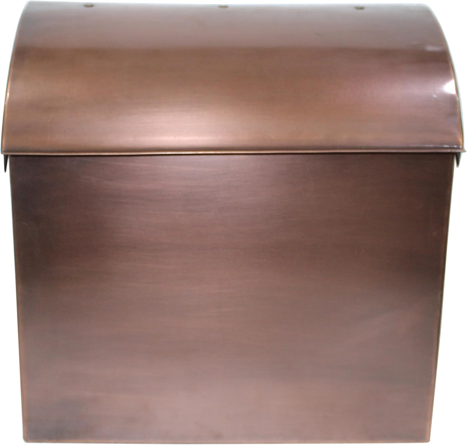 NACH Baxter Extra Large Capacity Mailbox - Extra Large Mailboxes for Outside Wall Mount, Rust Resistant Galvanized Metal Mailbox - Antique Copper Mailboxes for Outside, 12.4”x7.1”x11.8”, MB-7000ACP