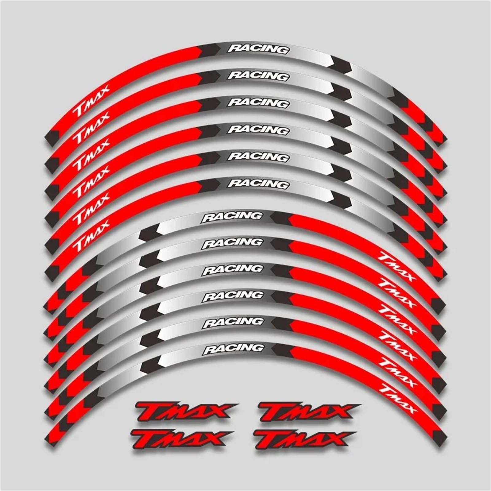 Wheel Stickers Motorcycle Wheel Sticker for TMAX500 TMAX530 TMAX560 TMAX 500 530 560 Decals Reflective Decal Rim Hub Stickers Rim Reflective Decal
