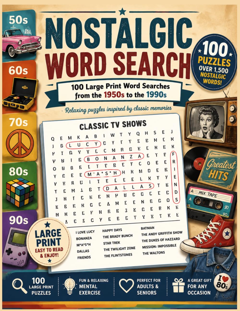 Nostalgic Word Search