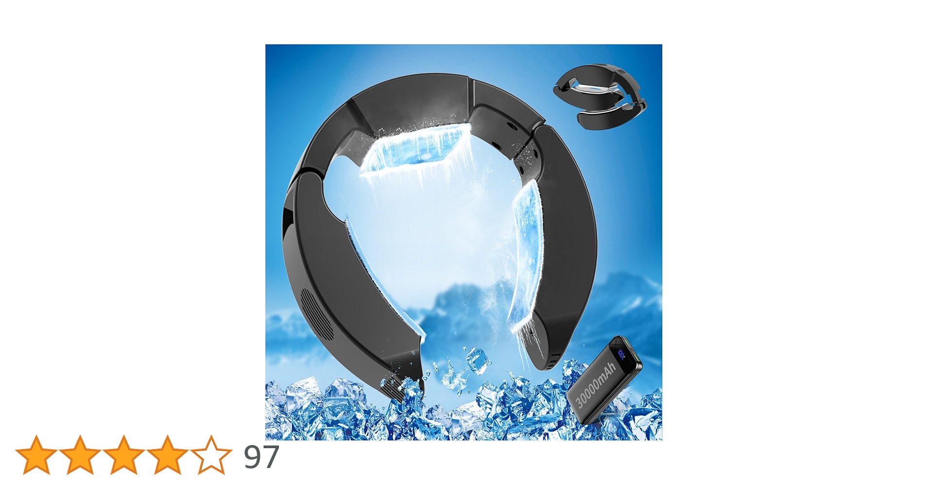 ペルチェ素子 ネッククーラー 冷却プレート 30000mAhバッテリ 2個 Amazon | ネッククーラー 冷却プレート【2025新＆30000mAh