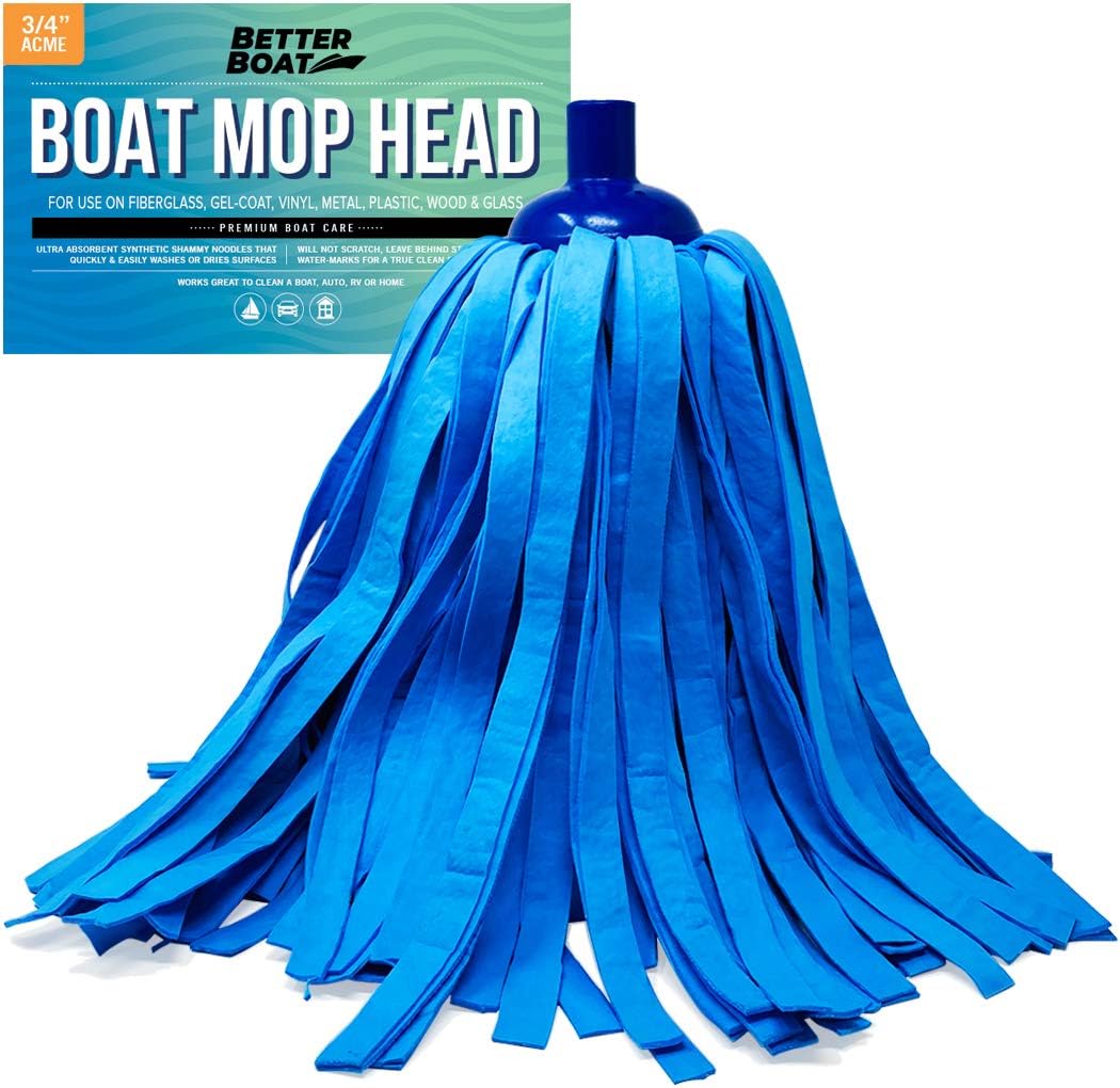 Synthetic Chamois Mop Head Boat Cleaning Products Wash Mop for Deck and Home