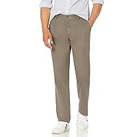Amazon Essentials Chino Senza Pinces Anti-Grinze con Taglio Dritto Uomo