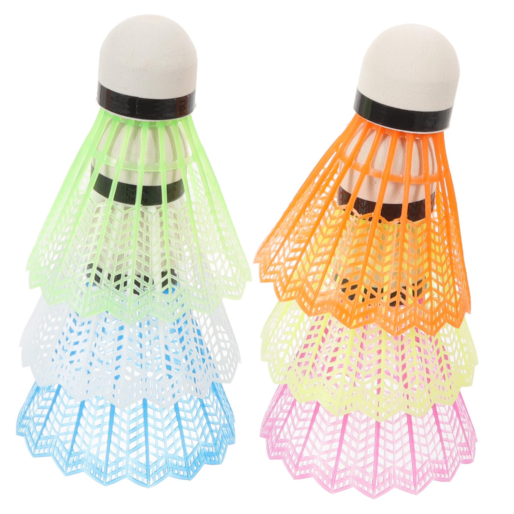 GOOHOCHY 36pcs Plastic Badminton Light Weight Shuttlecock Shuttlecock Shuttlecock Badminton Colorful