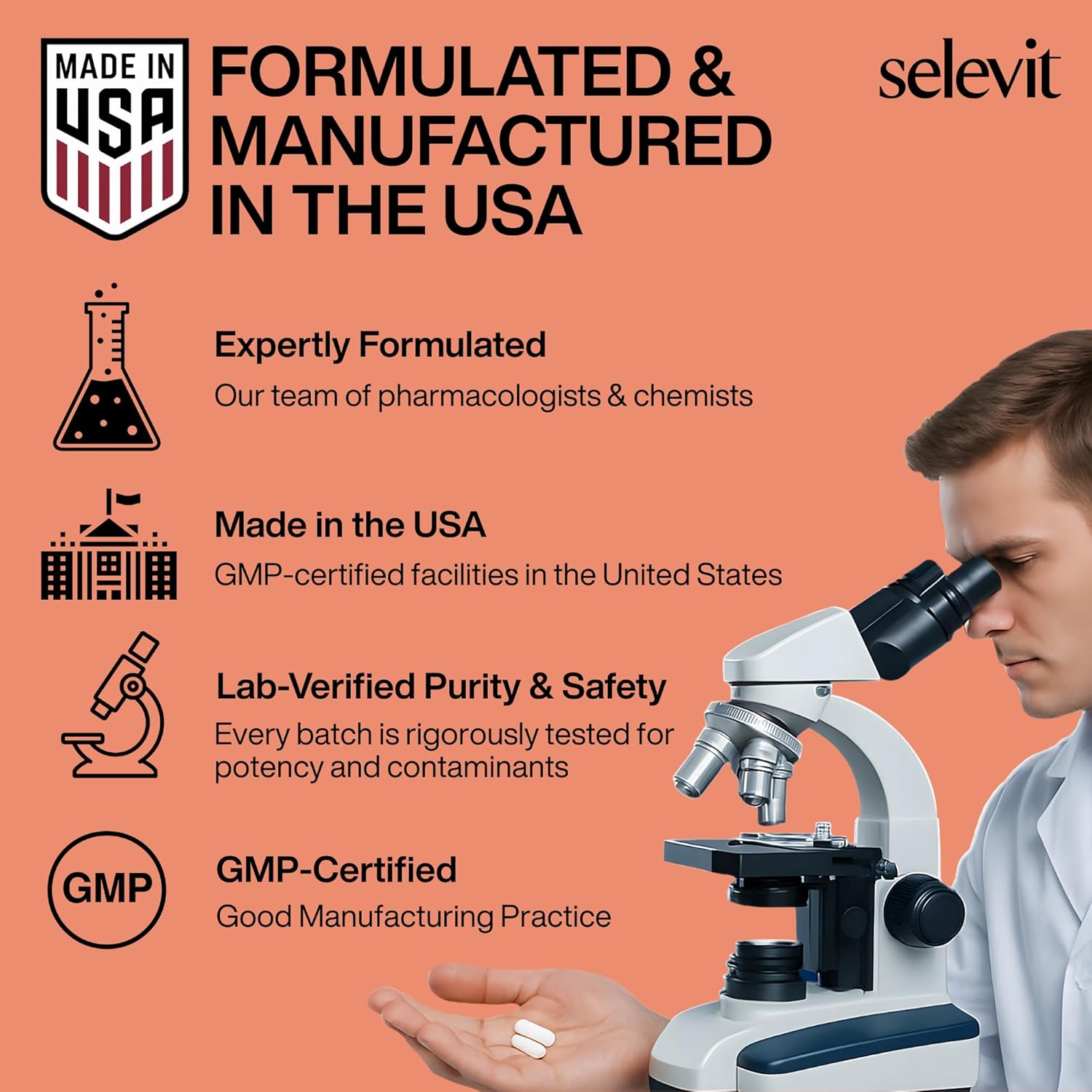 Diosmin 1000mg Vascular Support, Citrus-Derived for Circulatory Health, 60 Vegetarian Capsules, 30-Day Supply, Organic, GMP Certified, Made in USA - Image 6