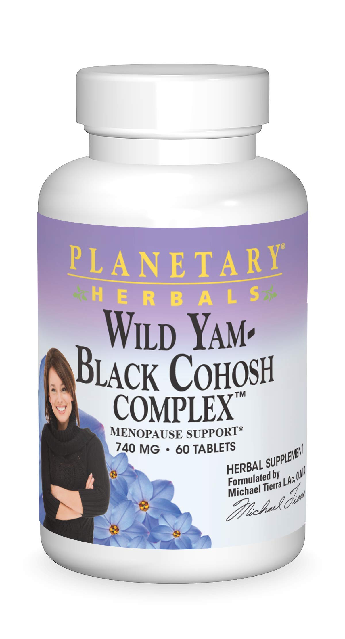 Planetary Herbals Wild Yam-Black Cohosh Complex Tablets, 60 Count