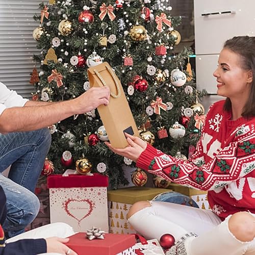 Miniatura 5 de PH PandaHall 12 bolsas de regalo de papel kraft con ventana transparente, bolsas de dulces con cuerda, bolsas de manualidades para té, flores,