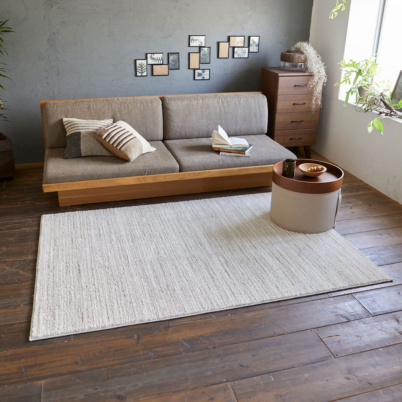 Amazon｜スミノエ(Suminoe) ラグ アイボリー 130×190cm 洗える 滑り