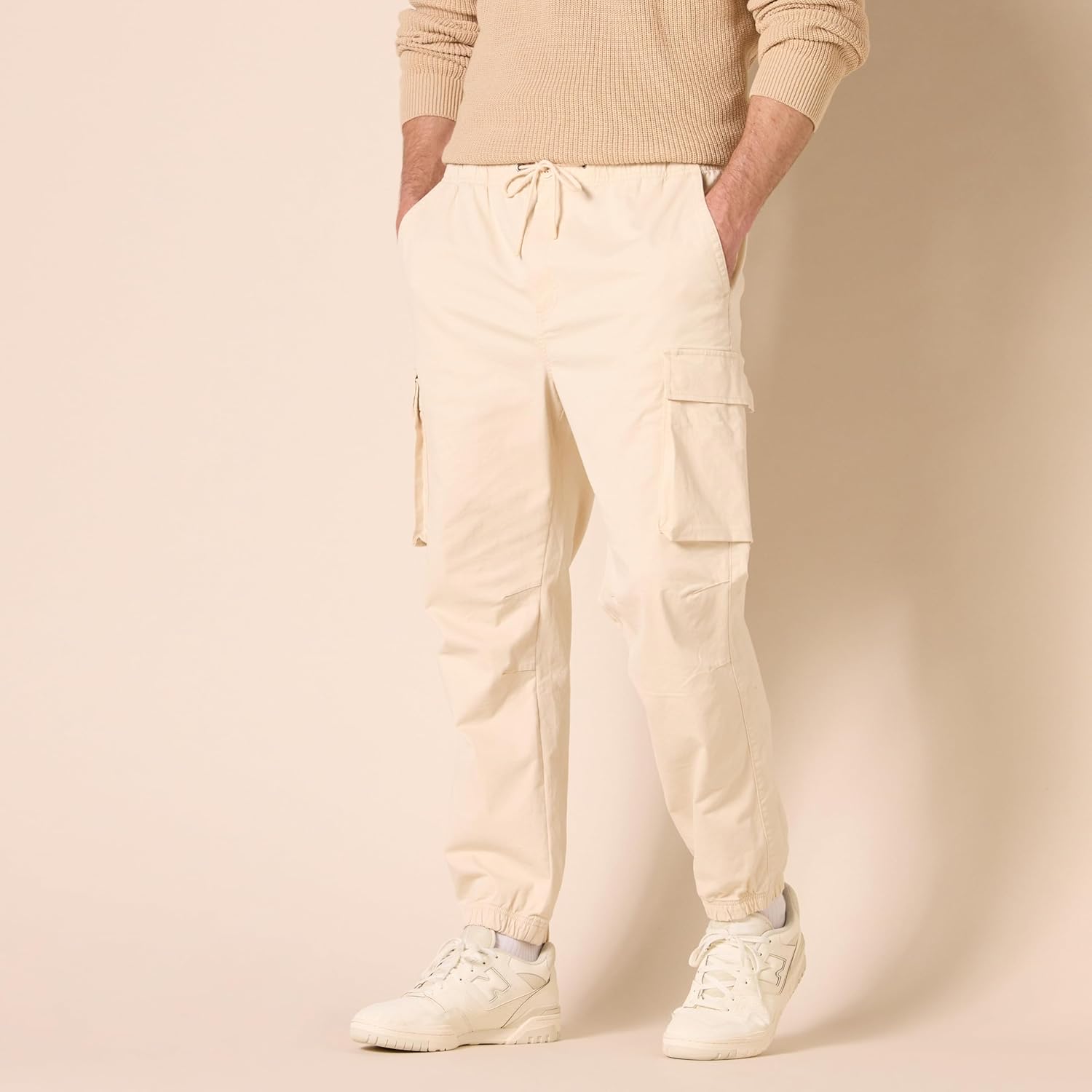 Amazon Essentials Mens Drawstring-Waist Regular-Fit Cargo Jogger - Image 5