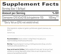 Vista 2 de Integrative Therapeutics CoQ10 (100mg) - Cellular Energy, Heart & Brain Health Support Supplement for Adults* - 60 Softgels (60 Servings)