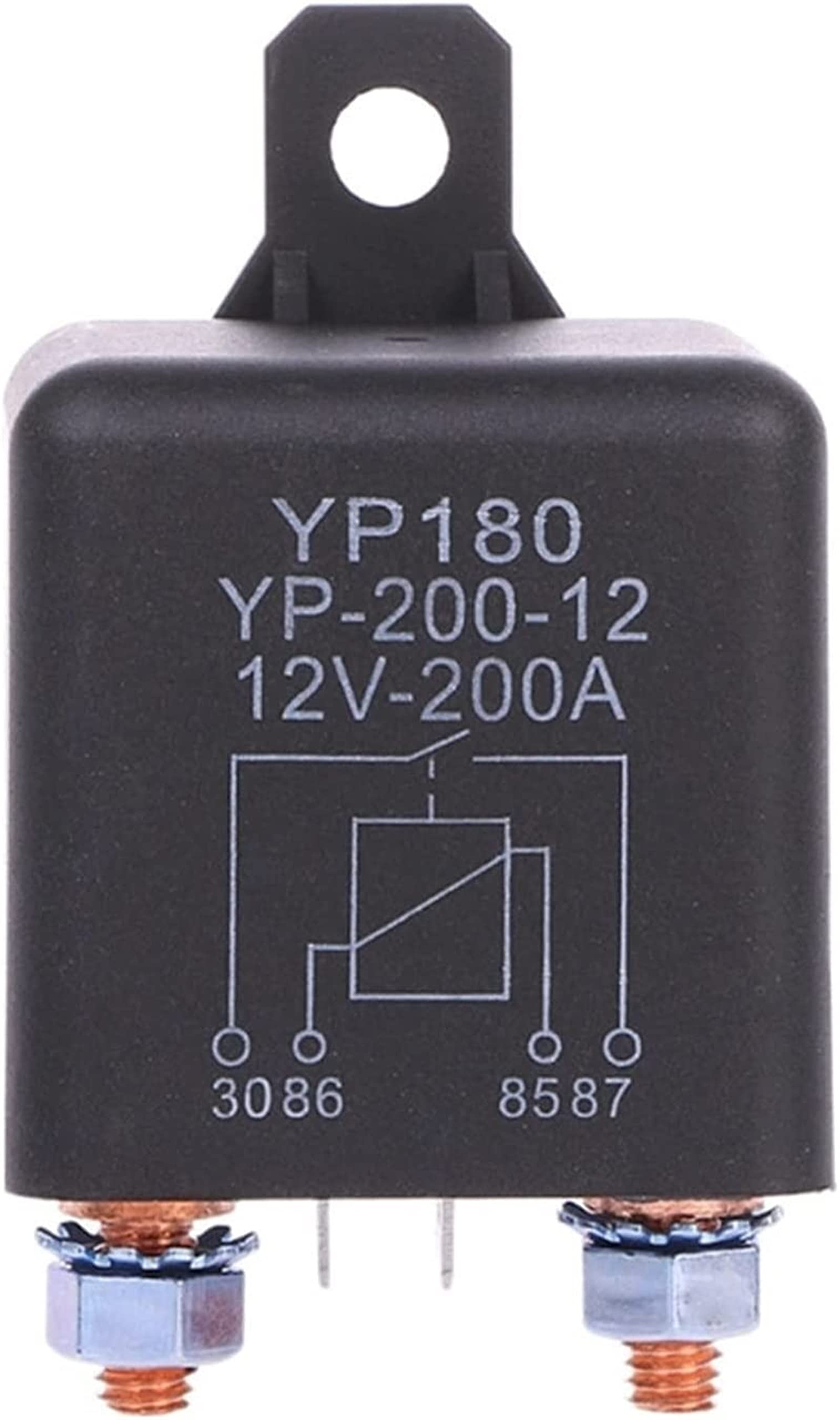 AQHYEBNSR Relay 12VDC 200A High Power Car Truck Motor Continuous Type Automotive Switch