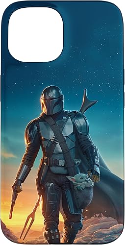 Miniatura 10 de iPhone 12 Pro Max Star Wars The Mandalorian and Grogu Sunset Poster Case