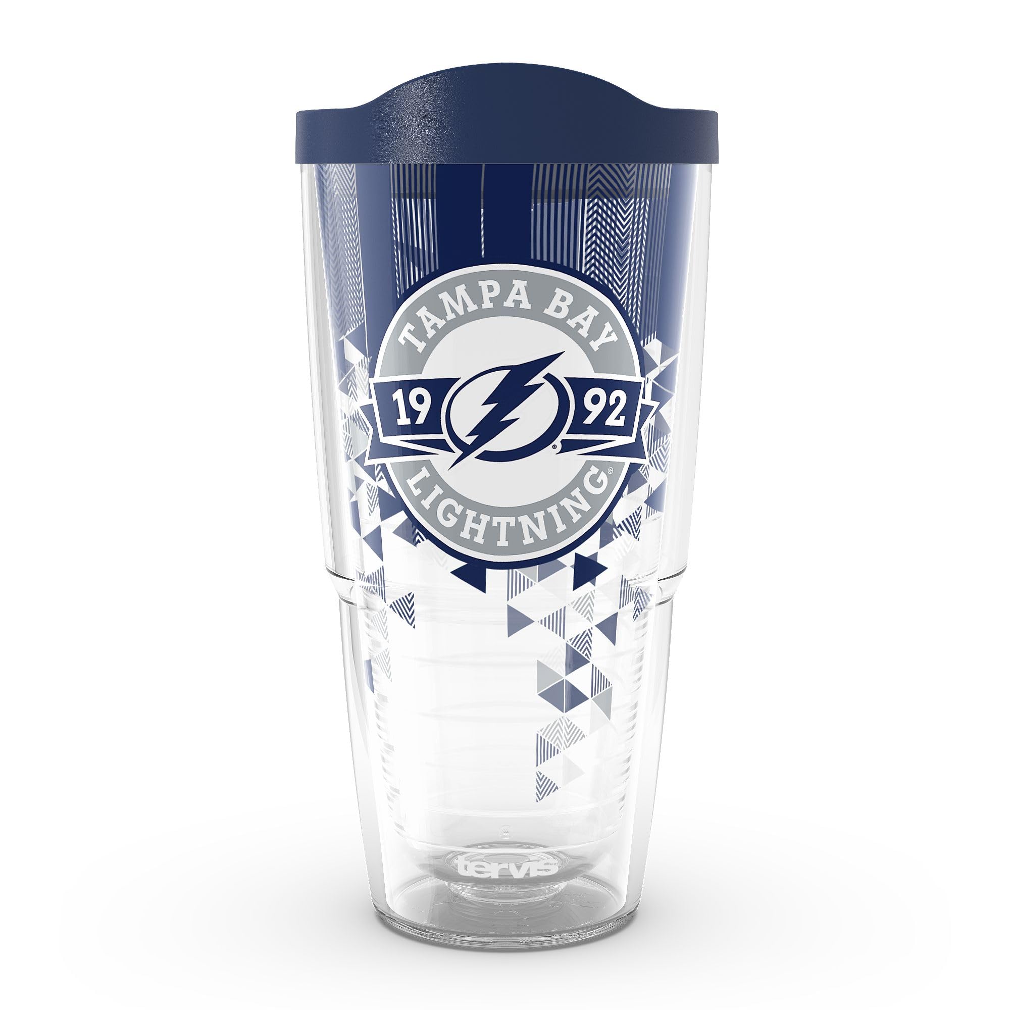Tervis NHL Tampa Bay Lightning - Shatter Made in USA Double Walled Insulated Tumbler Travel Cup Keeps Drinks Cold & Hot, 24oz, Classic
