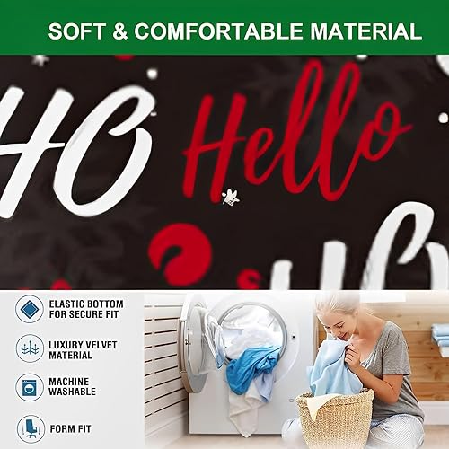 Miniatura 4 de FUANGUI Funda para silla de oficina estampada, funda elástica para silla de computadora con cremallera, funda universal para silla giratoria de