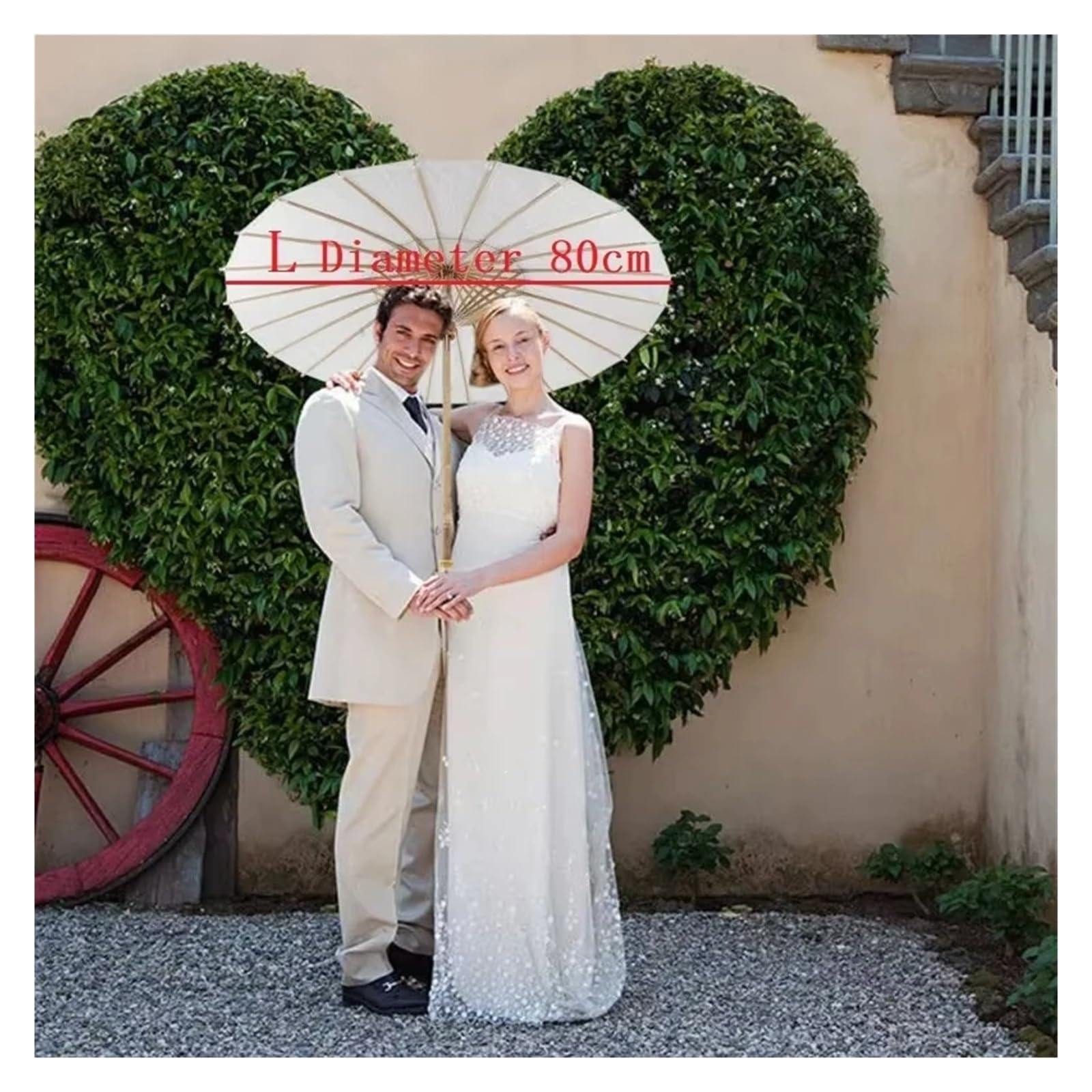 Ombrelli Matrimonio Ombrello Vintage in Carta Bianca Fatto a Mano