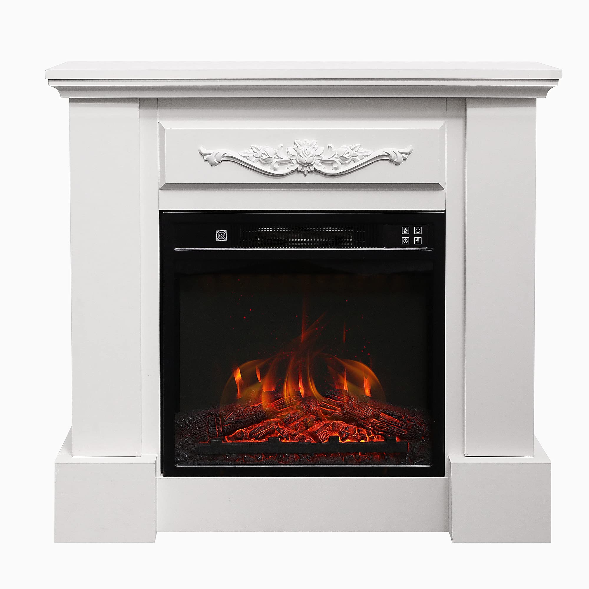 Buy TOLEAD Electric Fire with Log Burner Effect, Electric Fireplace