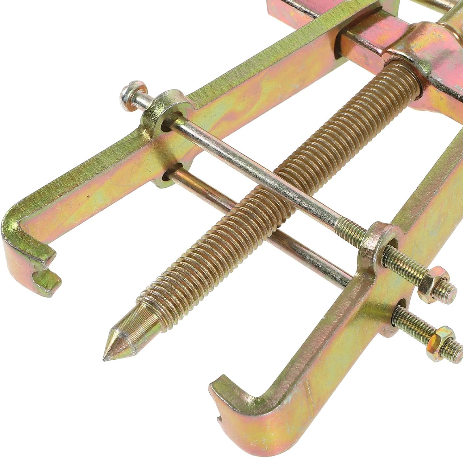 Two Jaw Gear Puller Tool Carbon Steel 2 Arm Puller Easy to Operate Reinforced Bearing Design for Home Use and Professional Use Automotive Repair