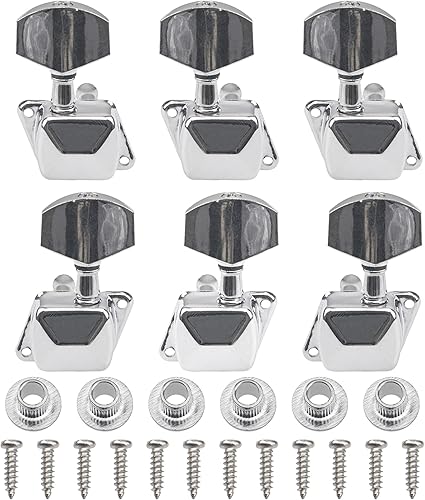 6 clavijas de afinación de cuerda semiclosadas Yootones para afinar, cabezales de máquina, afinadores 3L3R compatibles con Epiphone Les Paul Style