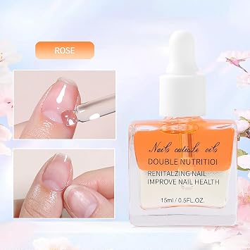 Two Tone Nutrition Nail Oil features E-Roll on applicator for split nails and dry cuticles. Fast absorbing nail treatment