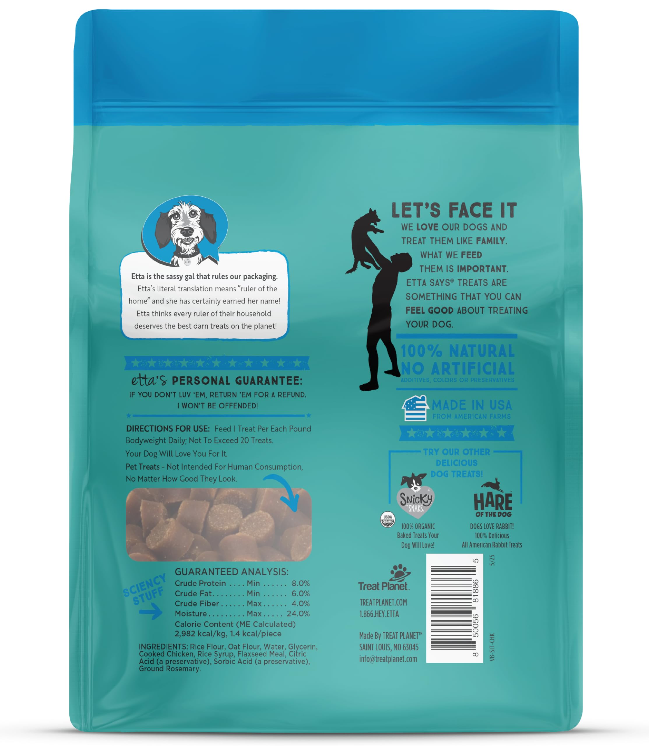 etta says! Sit Training Treats - All Natural Chicken Soft Treats for Dogs - Made in The USA - Soft & Chewy for Small, Medium & Large Dogs or Puppies - image 2