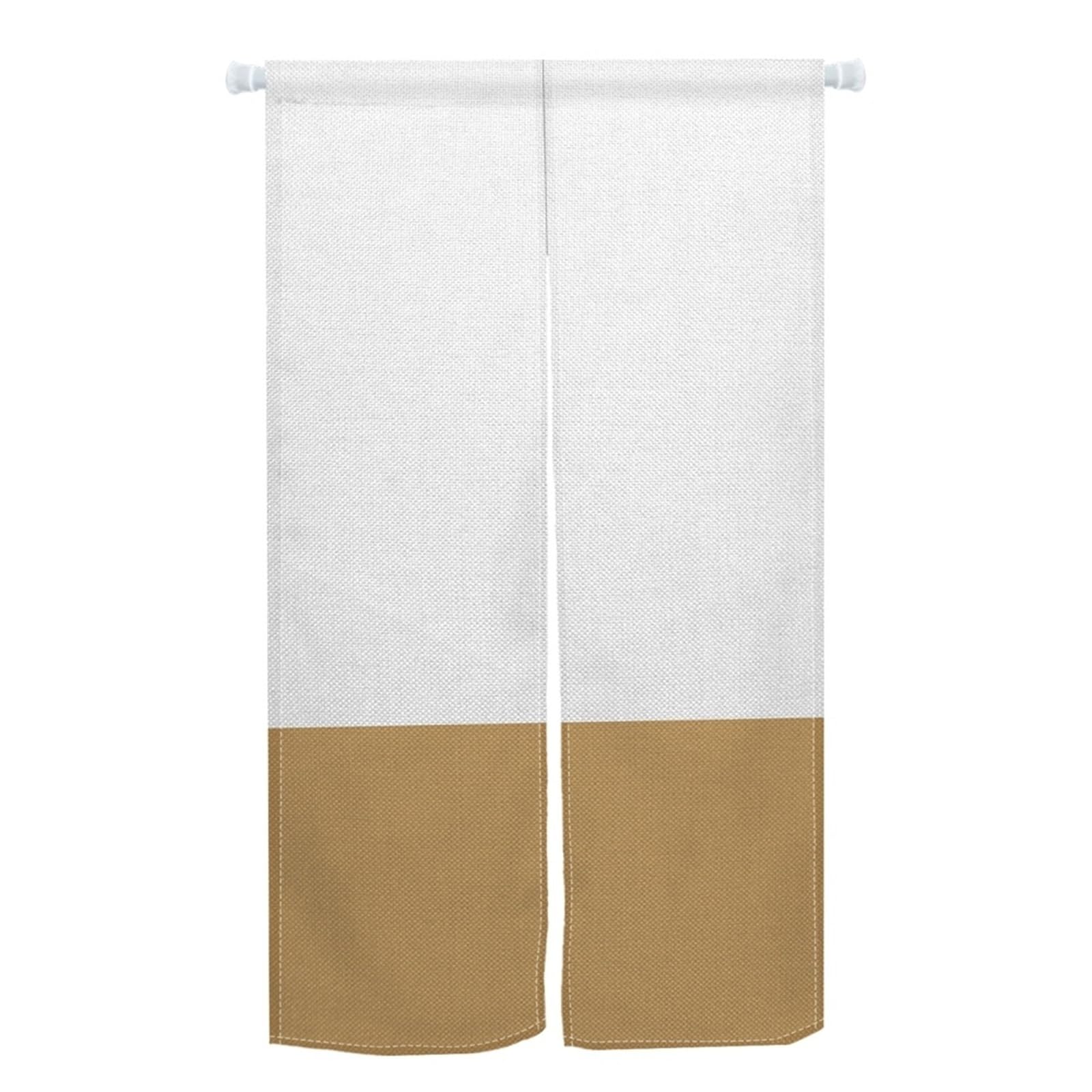 WEQYFDC Blackout Door Curtains Door Curtains Kitchen Bedroom Doorway Decor Drapes Entrance Partition Hanging Blackout Half Curtain(Color1,80x130cm)