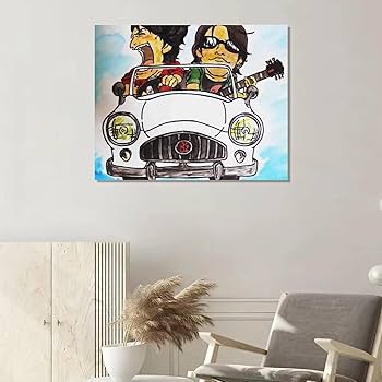 Amazon.co.jp: キャンバス絵画 B'z ロックバンド アートパネル