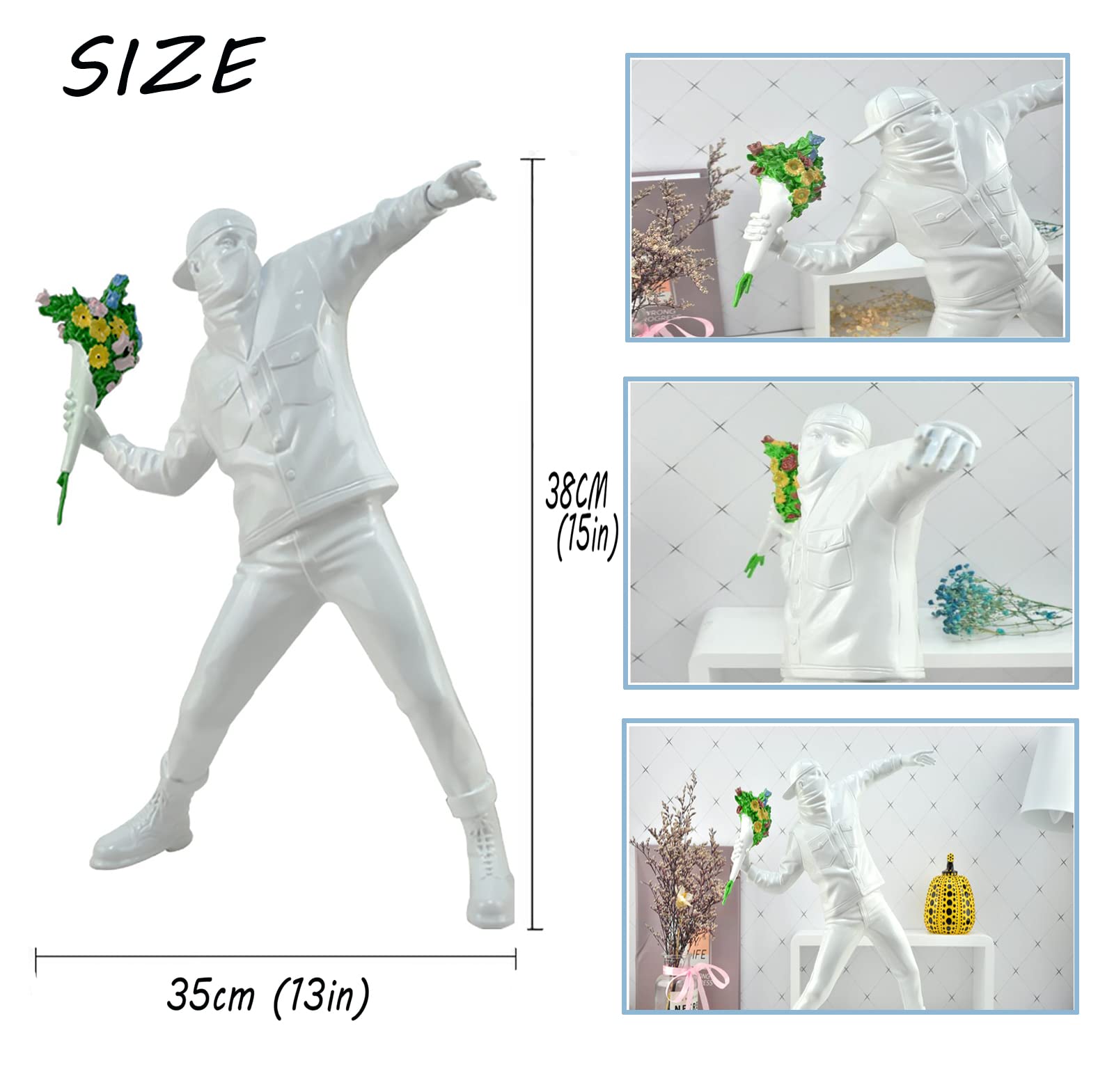 Amazon.co.jp: 樹脂のフィギュアイングランドストリートアート