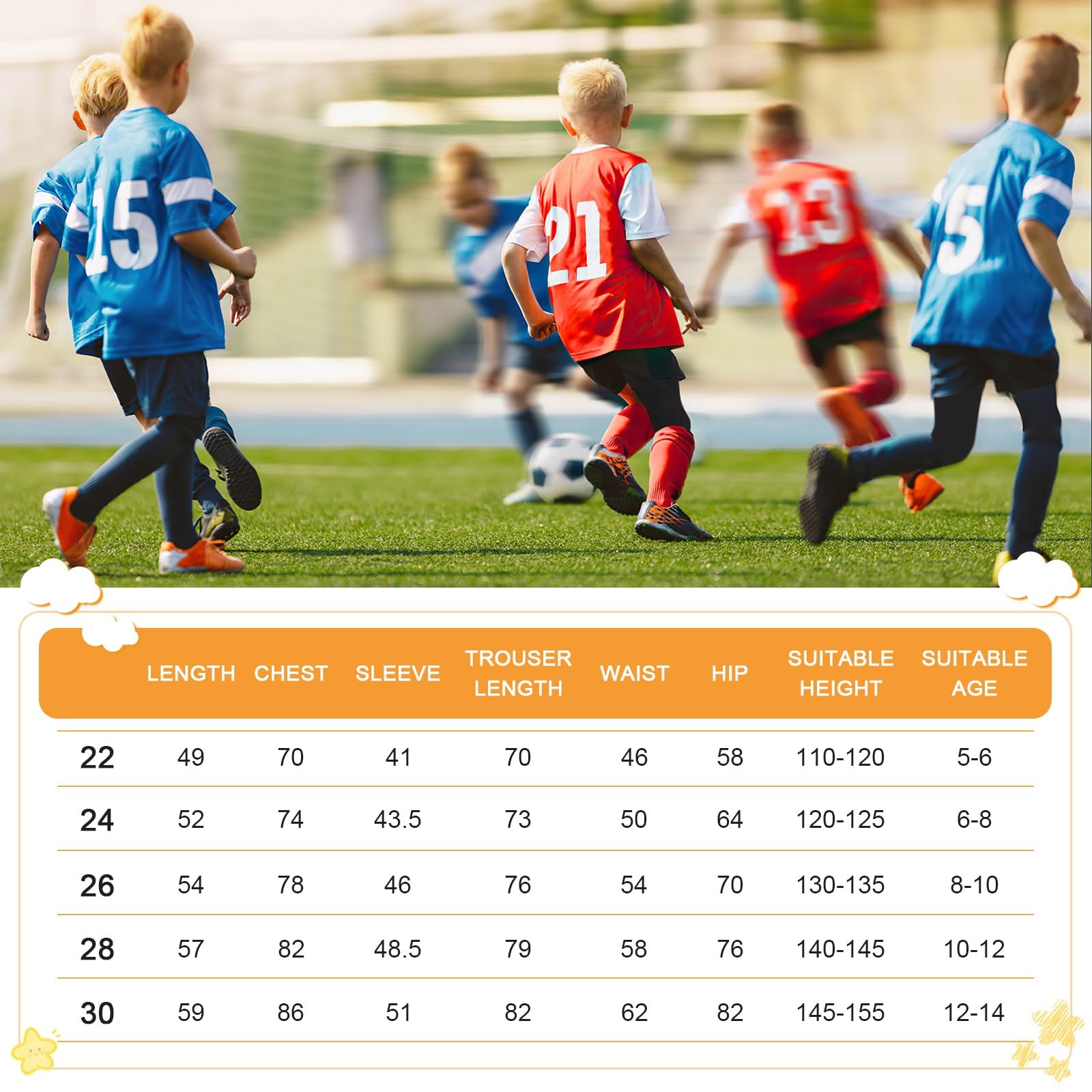 Leeboom Bambini Intimo Termico Set di Biancheria Termica Bambin Manica Lunga Funzionale E da Sci da Bambina E Bambino Traspirante Intimo Termico Set Base Layer E Isolante per Sci Tuta Termica