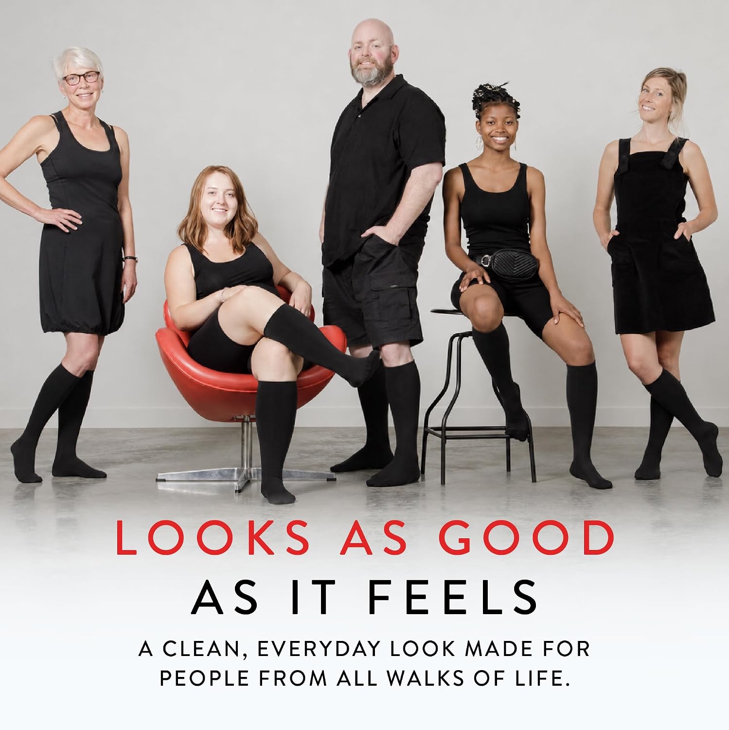 VIM & VIGR 20-30 mmHg Cotton Graduated Compression Socks