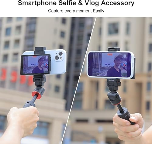Miniatura 2 de Newmowa Pantalla de monitor para selfie de vlog para teléfono, soporte magnético para teléfono, cámara trasera para selfie vlog Live Stream TikTok,