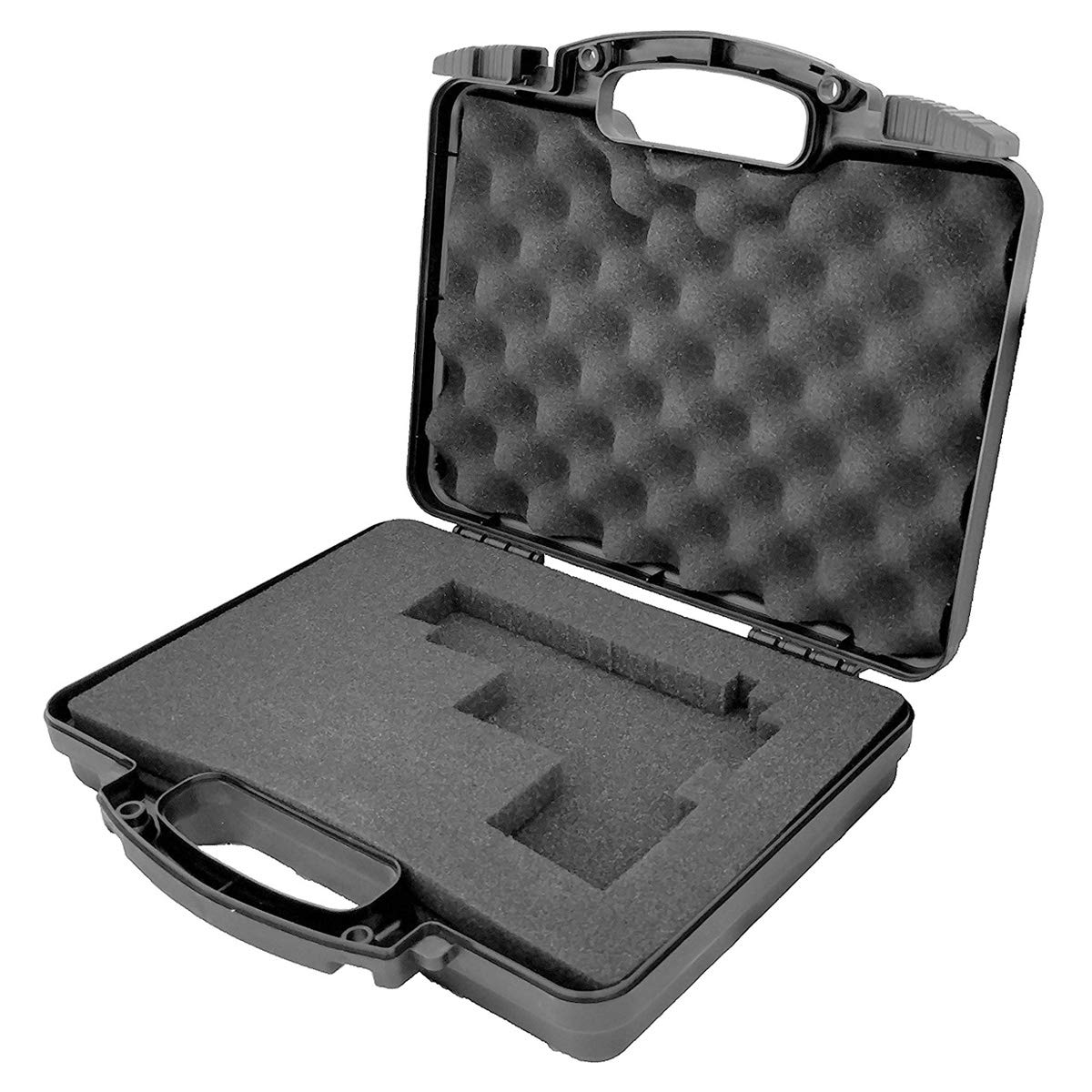 Merdia Custodie per pistola a pistola Custodia per pistola con chiusura a chiave Custodia protettiva in schiuma leggera Rivestimenti Custodia protettiva Leggero Facile da trasportare