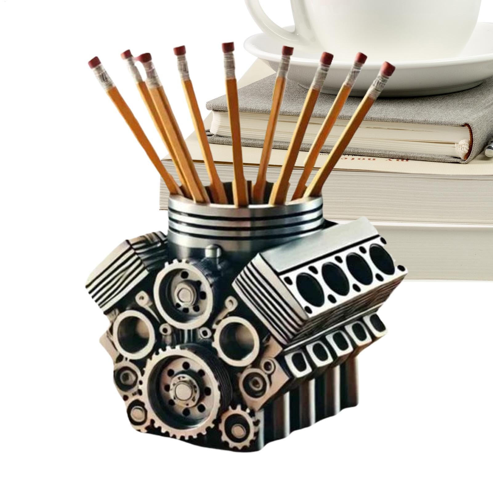 Modèle de moteur porte-stylo idéal comme cadeau pour amateurs d'auto