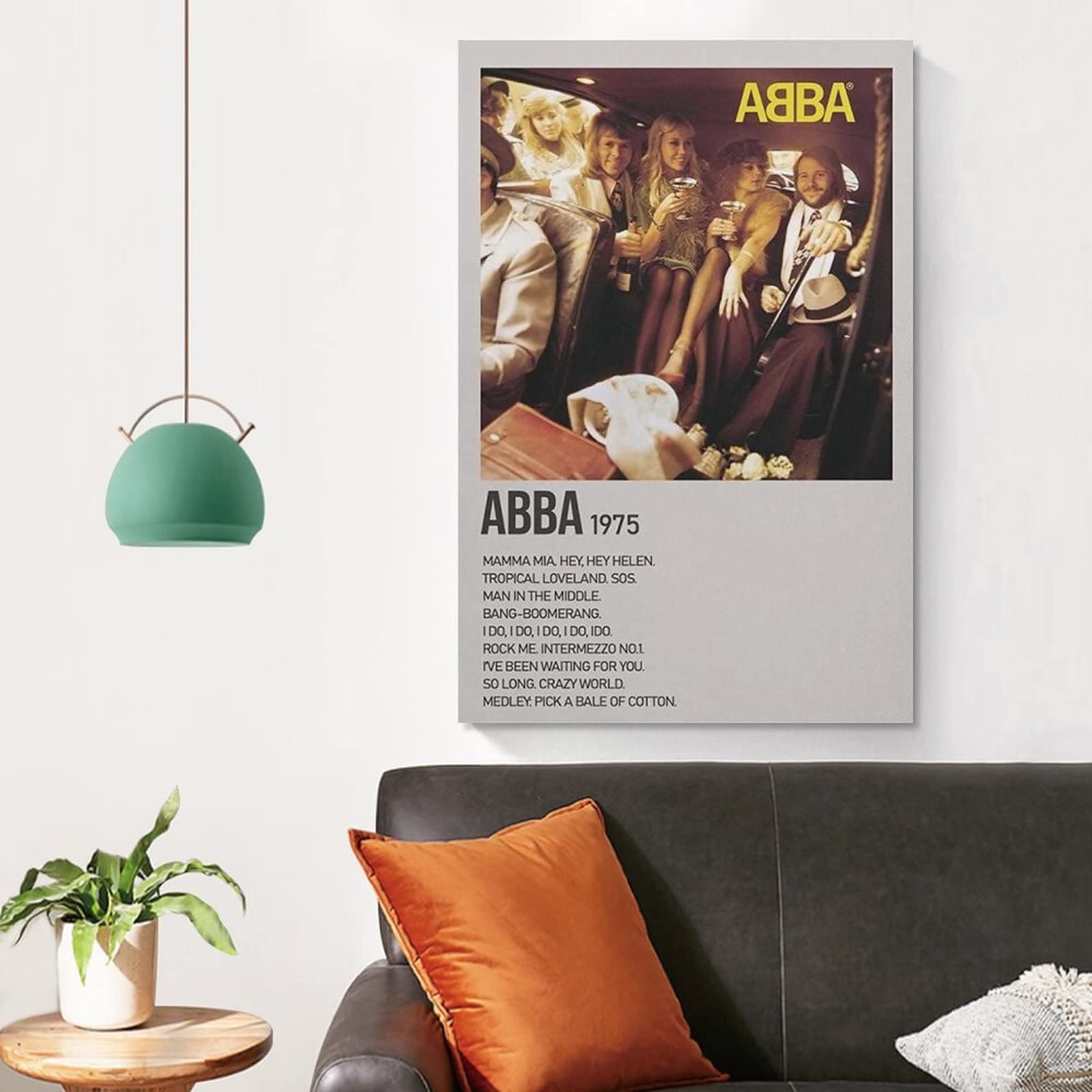 AKRHARWB ABBA Poster, Wandkunst, Vintage, elegantes Poster, dekoratives Gemälde für Wohnzimmer, Schlafzimmer, ästhetisches Poster, 20 x 30 cm, ungerahmter Stil AKRHARWB ABBA Poster, Wandkunst, Vintage, elegantes Poster, dekoratives Gemälde für Wohnzimmer, Schlafzimmer, ästhetisches Poster, 20 x 30 cm, ungerahmter Stil
