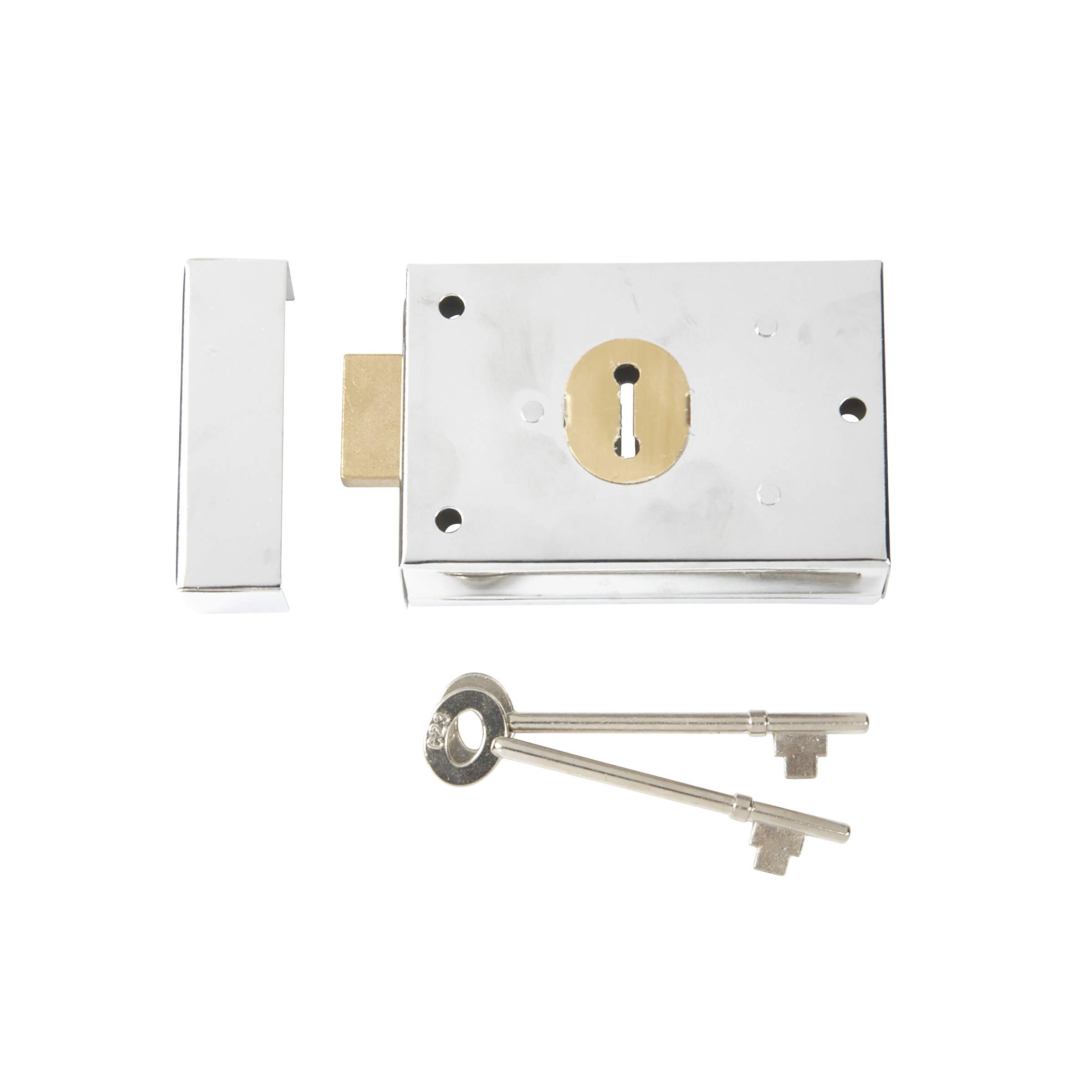 Yale P402 Rim Deadlock, Chrome
