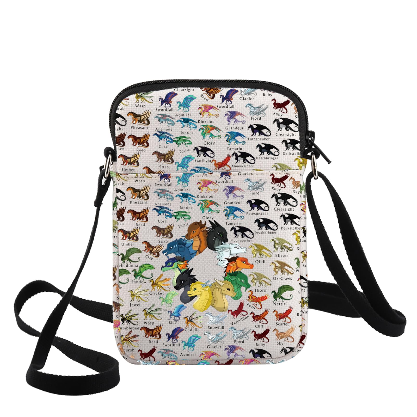 Wings Of Fire Gifts PXTIDY Wing Fire Dragons Crossbody Bag