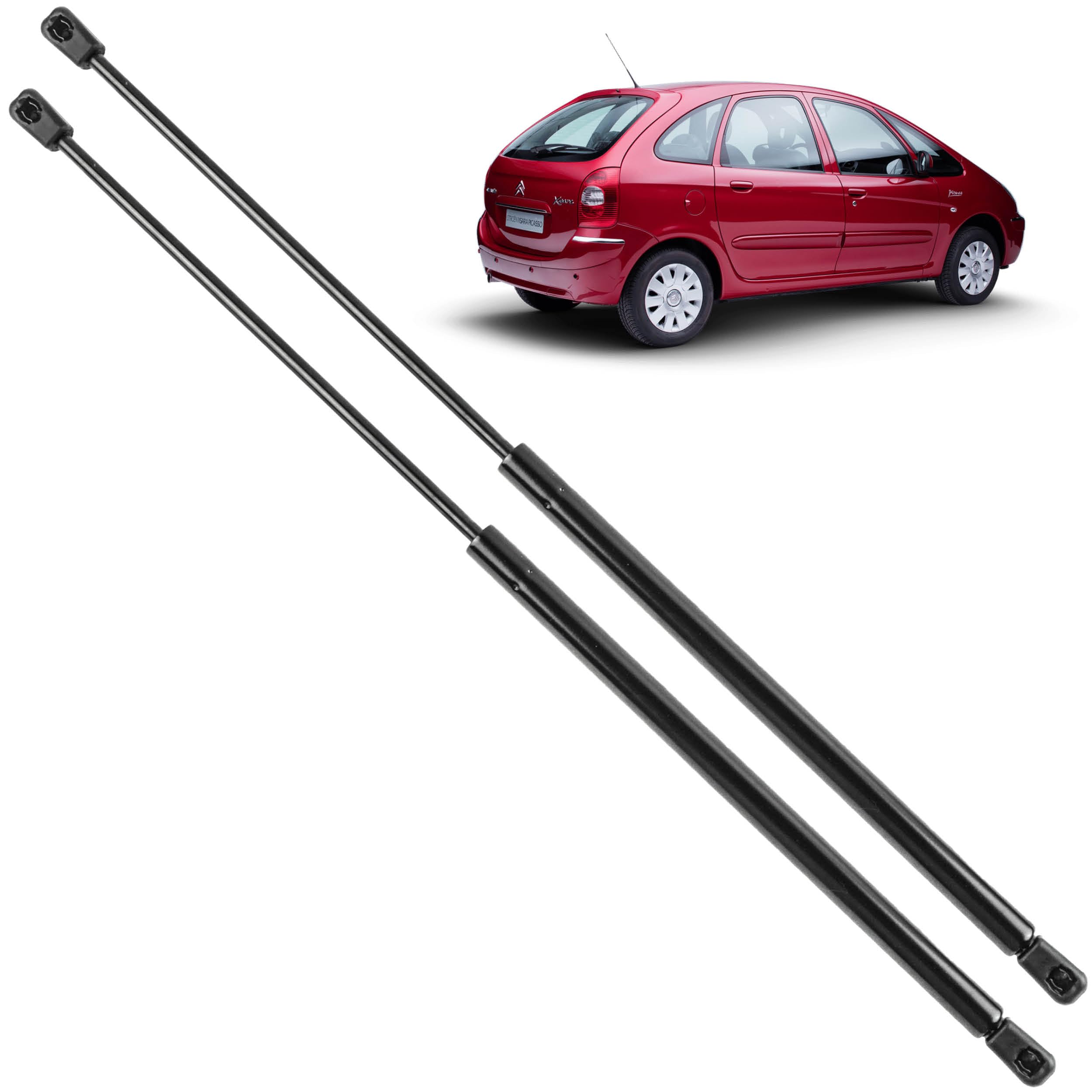 2 amortiguadores de maletero compatibles para Xsara Picasso (1999-2010) muelle neumático maletero| 8731F1| 8731H9| 8731L1