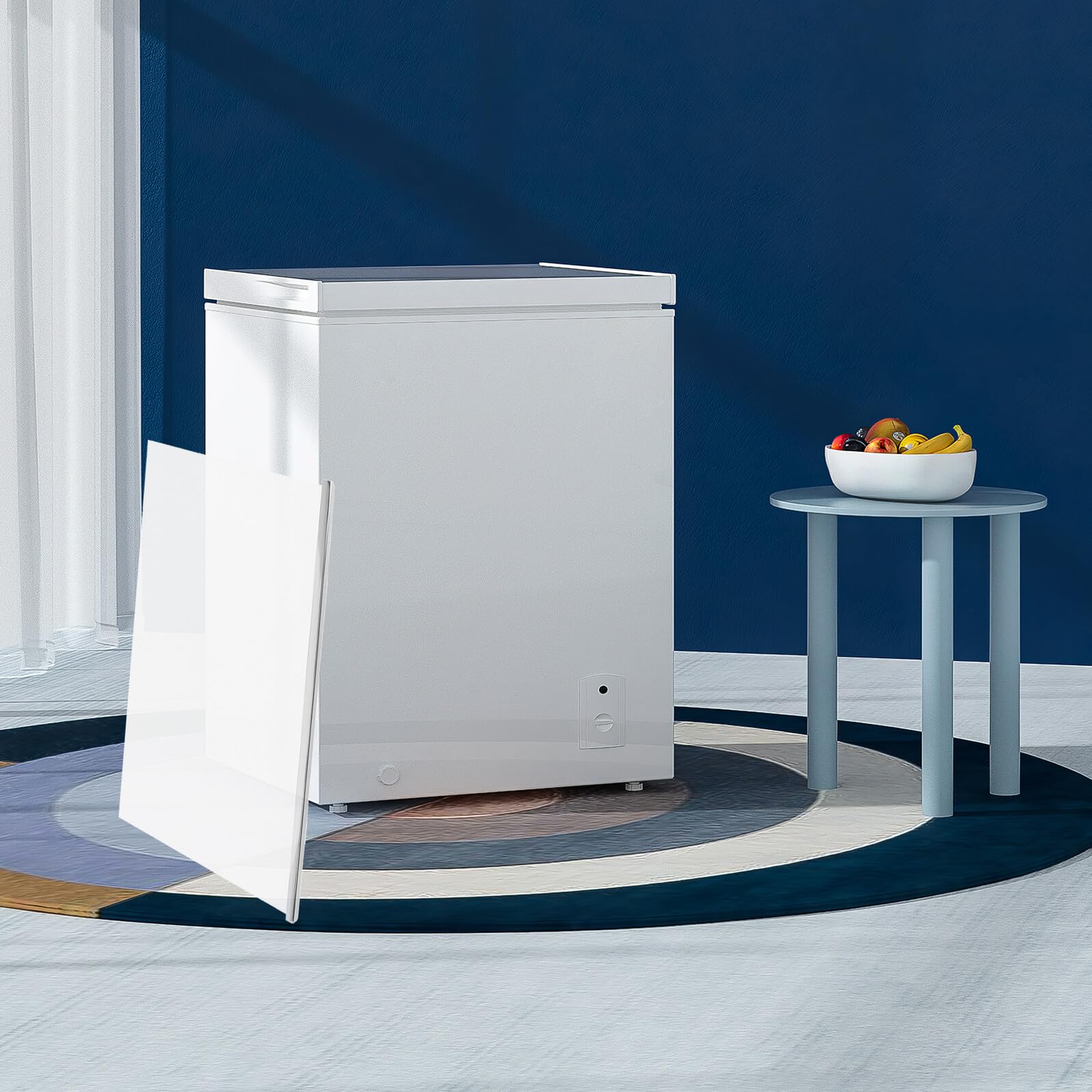 Ripiano in Vetro per Frigorifero Temperato, Divisorio Interno | Pannello per Vano Refrigerato, Organizzazione Cucina, Facile Installazione, Visibilità del Cibo, Adattamento