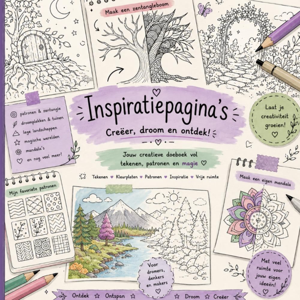 Me Time Inspiratiepagina's: Creëer, droom en ontdek! (Me time moment)