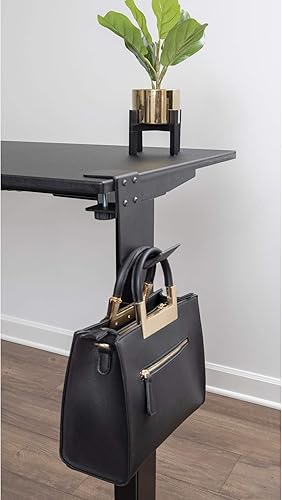 Miniatura 4 de Stand Up Desk Store - Gancho para colgar los auriculares, la mochila o la bolsa bajo el escritorio. Se fija con la abrazadera en el escritorio ,