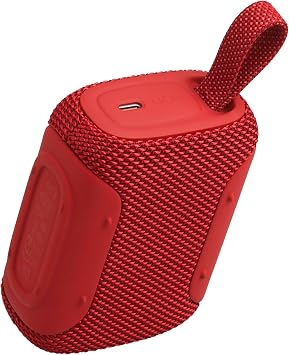 JBL Go 5, Ultra‑Portable Bluetooth Speaker, Waterproof, Red