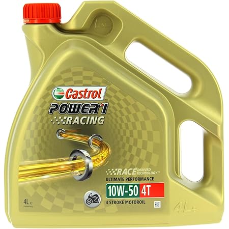 Castrol POWER 1 RACING 4T 10W-50 4-Takt Motorrad Motorenöl 4L