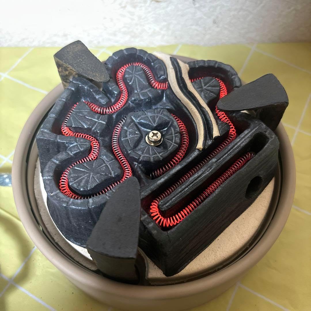 野々田式電熱器 野々田式 炉、置炉用 炭型電熱器 100V 410W 茶道具