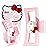 Hello Kitty x Kitsch Hair Clips for Women - Durable, Strong Hold All Day, Cute Jumbo Claw Clips for Thick Hair, Hello Kitty Stuff for Girls | Ideal Gifts for Women - 1 Pc