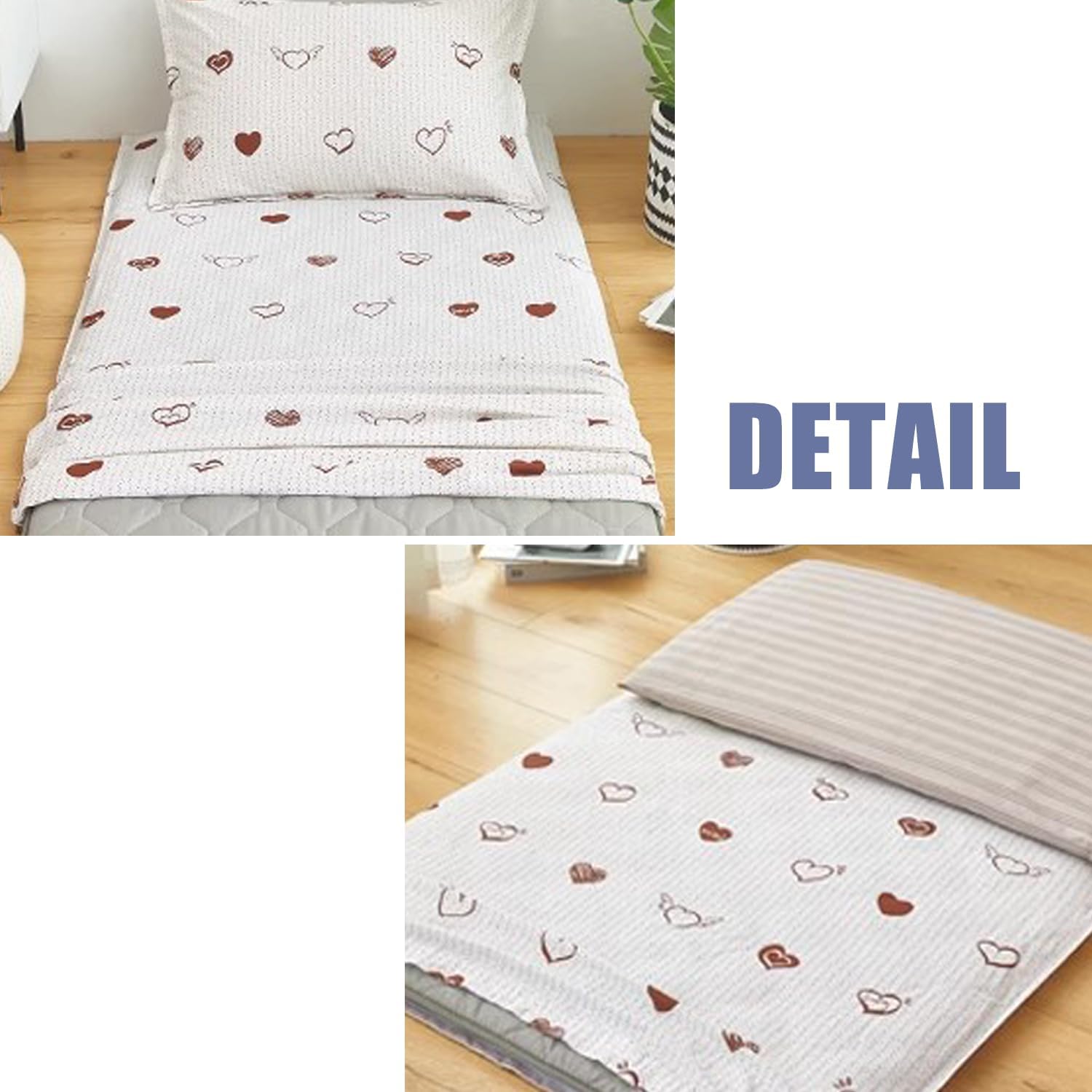 A,90x190cm,LDLCYCN Futon Mattress Cover Queen/Full/King Size with Zipper Pure Cotton Mattress Protector 360° Full Wrap Traditional Futon Cover Dustproof Futon Slipcover for Dormitory