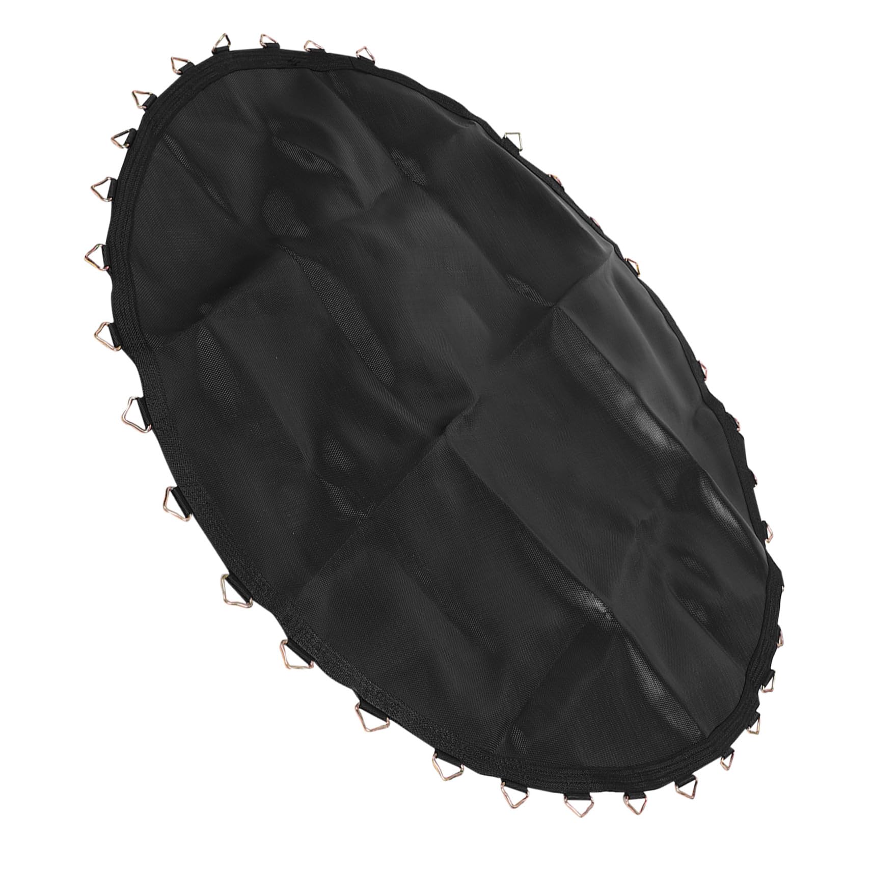 Tappetino Trampolino Rotondo Nero Pp 36 Ganci per Esterno 115, 5 Cm