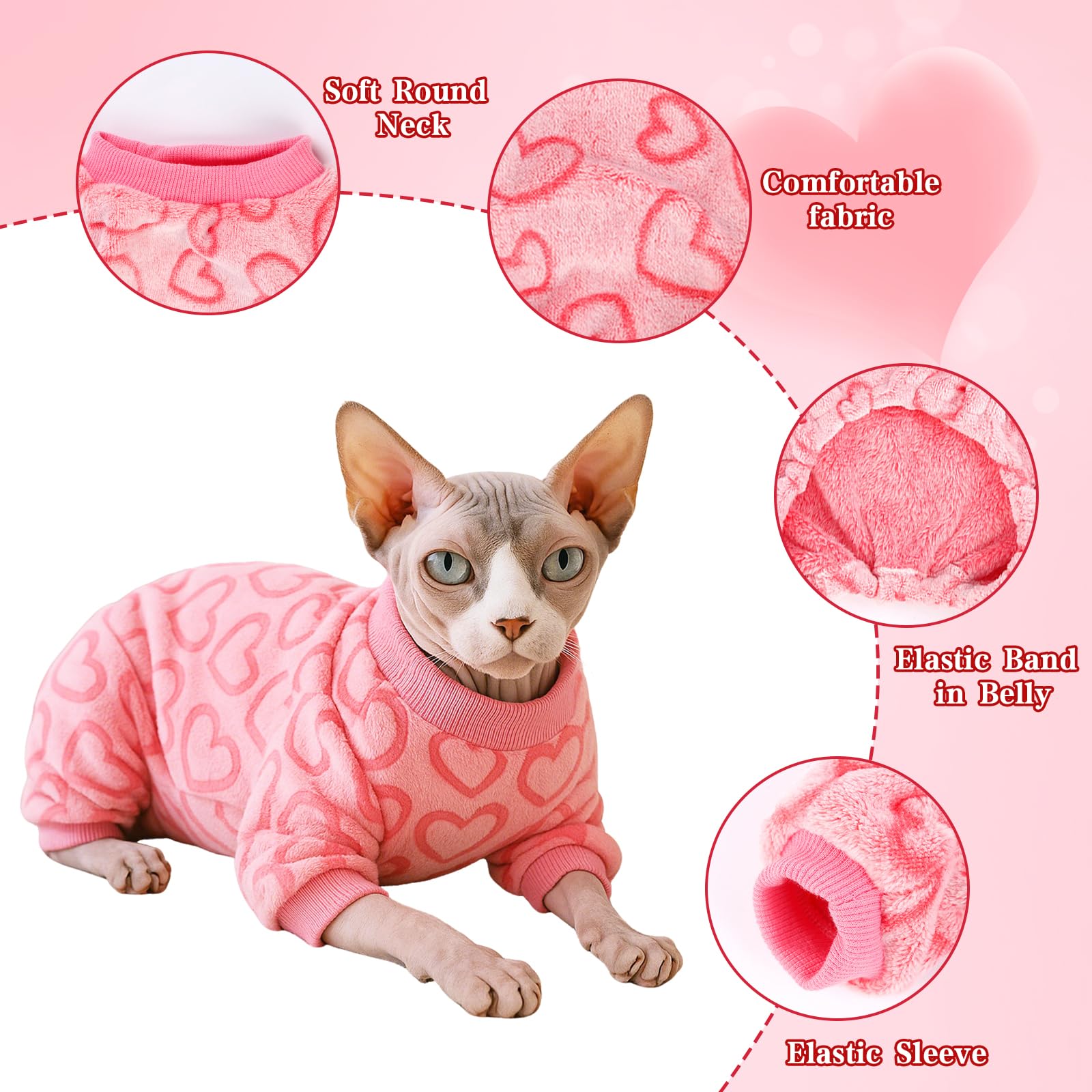 PAIDEFUL Pyjama's voor kleine honden PJS katoen gewatteerde