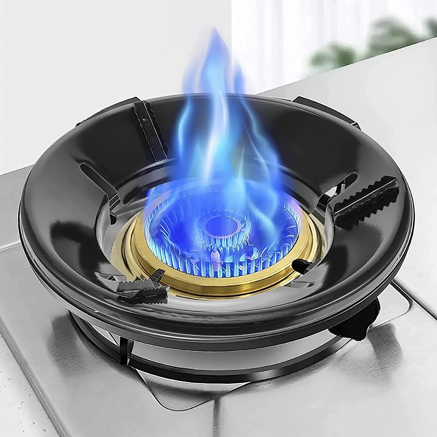 Gas Saver Burner Stand Gas Burner Cover Gas Saver Jali Home Gas Stove Fire & Windproof Energy Saving Stand Gas Stove Stand Max Gas Saviour Organization Storage (pack of 1)-image-24