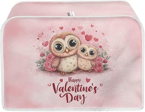 Miniatura 35 de Funda antipolvo para tostadora de pollo con estampado floral de gallo de 2 rebanadas, lavable, funda para hacer pan, antipolvo, cubiertas